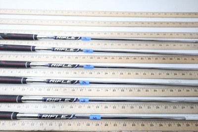 Project X Rifle Tour Flighted 6.0 Stiff 34-36.75'' Iron Shaft Set Pulls 6Pc 07093