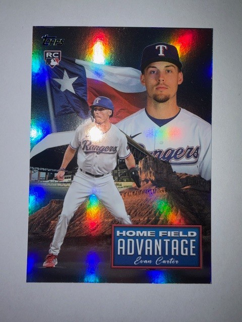 2024 Topps Series 2 - Home Field Advantage Evan Carter #HFA-13 (RC)