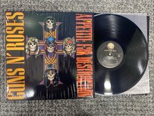 Guns N  Roses Lp Appetite For Destruction 1987 V. G Original Press