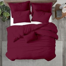3 Pc Duvet Cover Queen Size/Full Size Set-100 Egyptian Cotton Sateen 600