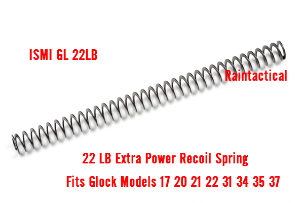 ISMI 22lb Recoil Guide Rod Spring GL for Glock Model 17 20 21 22