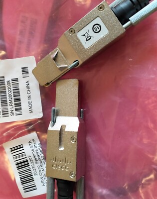 GENUINE CISCO STACK-T2-1M V02 STACKING CABLE 1M 3650 data stacking line