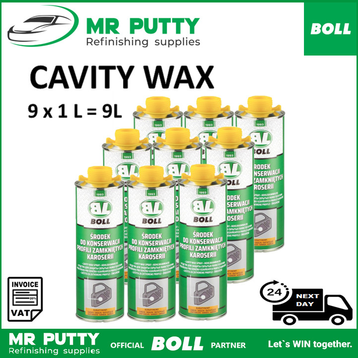 CAVITY WAX OIL 9 X 1L Rust Proofing Prevention Anti-Corrosion Can Spray Orange