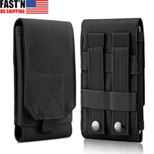 Tactical Molle Cell Phone Case with Belt Clip Loop Holster Pouch Carry Cover