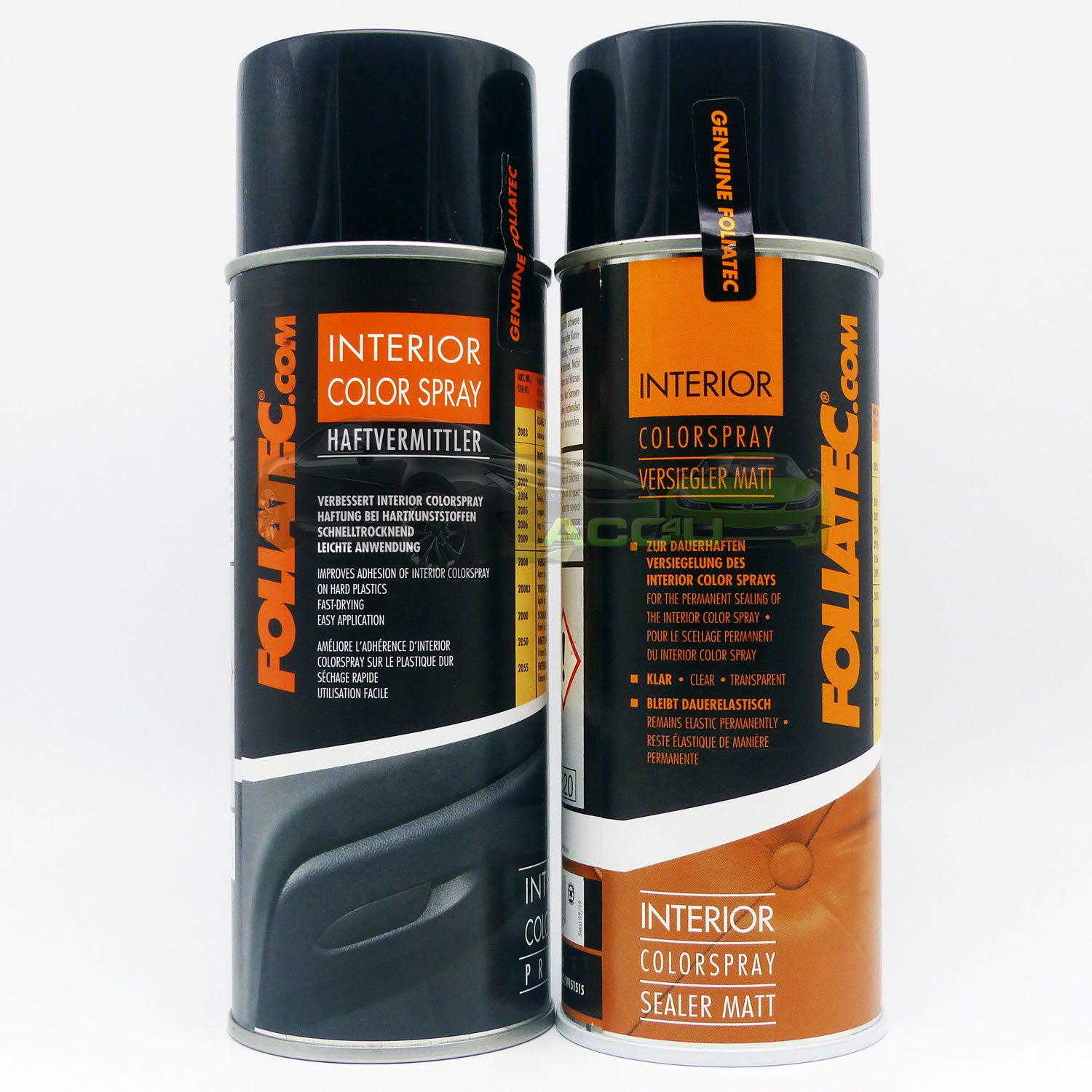 Car Interior Spray Paint Dashboard Plastic Vinyl Matt Sealer & Primer