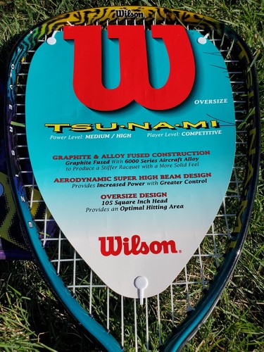 Wilson Tsunami Oversize Raquetballschläger 3 15/16" Griff (NEU) - Bild 4 von 11