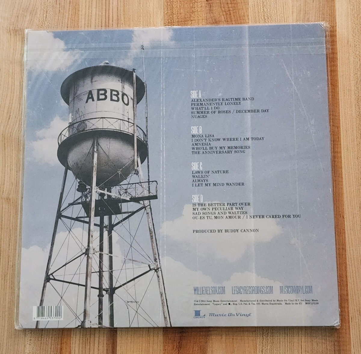 欧2LP Willie Nelson &amp; Bobbie Nelson Willies Stash, Vol. 1: December Day MOVLP1310 Music On Vinyl, Lega /00660 Willie Nelson & Sister Bobbie - December Day: Willie's Stash