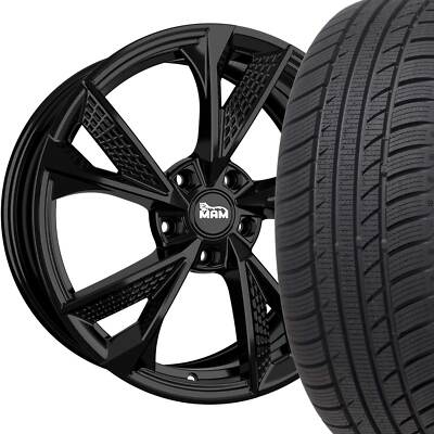 19 Zoll Winterräder MAM RS6 BP Winterreifen 225/35 für Golf 8 Variant VIII R CDV