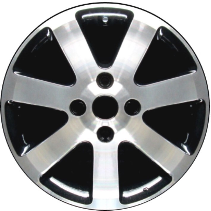16" OEM Machined and Grey Aluminum Wheel Rim for 2011-2012 Nissan Sentra