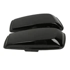 Vivid Black Hard Saddlebag Lids Fit For Harley Touring Street Road Glide 14-24