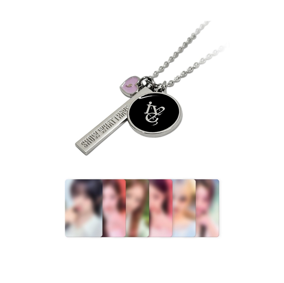 IVE SHOW WHAT I HAVE ネックレス リズ 特典 トレカ MD IVE THE 1ST WORLD TOUR SHOW WHAT I HAVE OFFICIAL MD NECKLACE