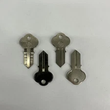 LOT OF 4 ILCO 1041GB Key Blank Uncut Keys Made in USA