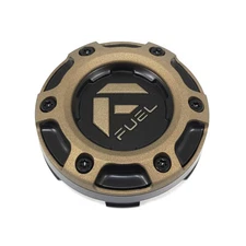 Fuel Satin Black Bronze Center Cap 3-1/4"OD Snap Open-End Closed-End 1004-68ZD