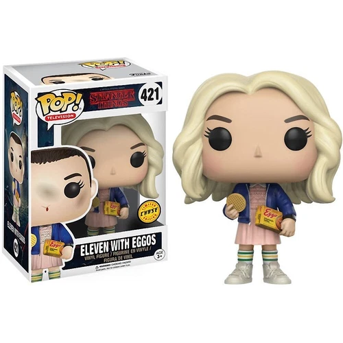 Stranger Things Funko Pop! Eleven with Eggos #421 CHASE *DAMAGED BOX*