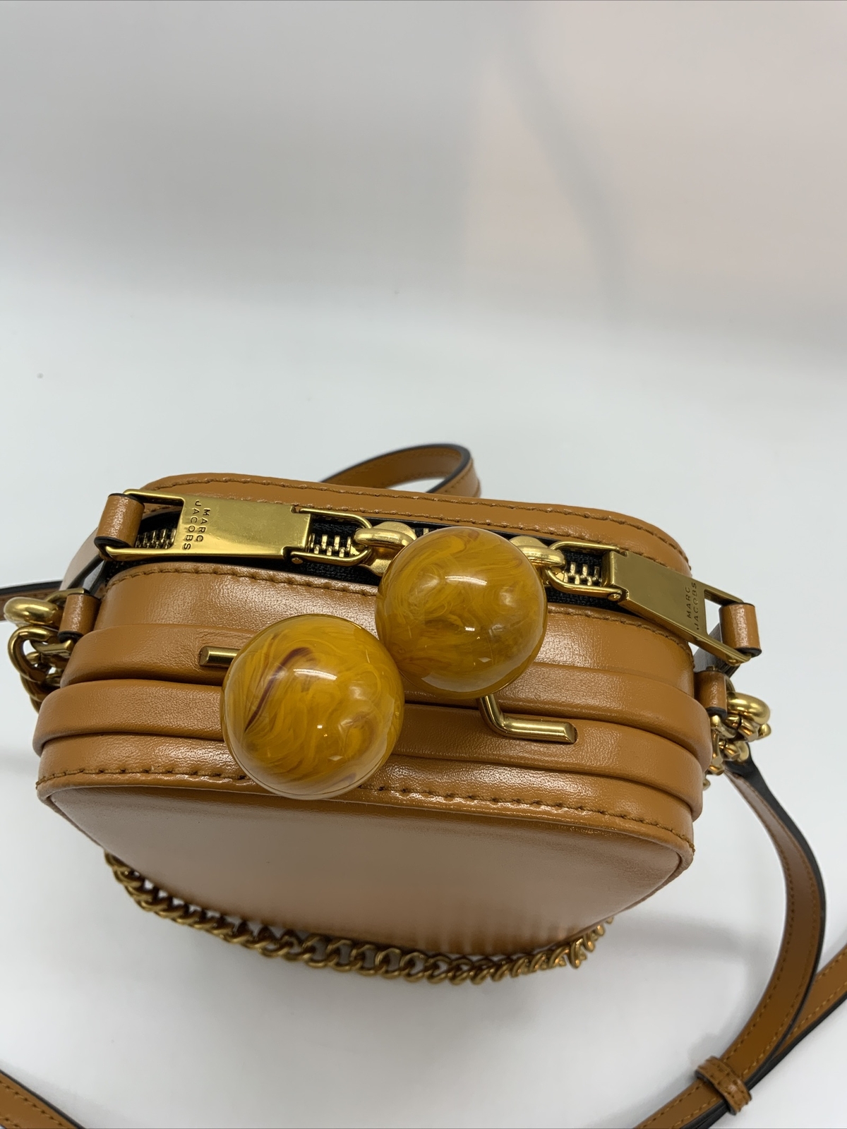 Marc Jacobs The Vanity Kisslock Crossbody Bag Butters… Gem