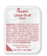 Chick-Fil-A  Sauce (300 individual 1 oz packets) NEW/Unopened