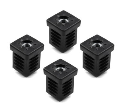 10x Gewindestopfen Für Vierkantrohr 30x30mm | Mit M10 Innengewinde | Einfache Montage