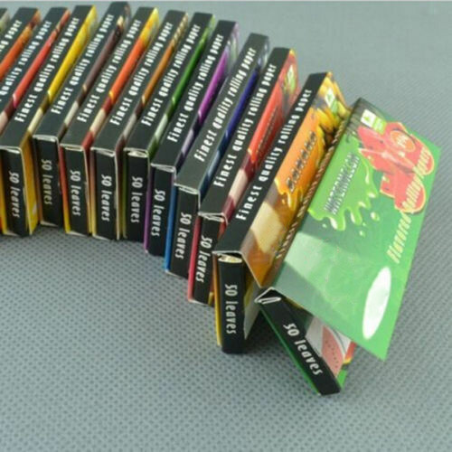 5 Packs Variety Juicy Fruit & Honey Flavored Cigarette Rolling Paper