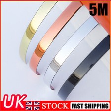Self-Adhesive Tile Seam Tape Wall Ceiling Mold Strip Furniture Trim Line DIY 5M