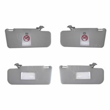 KIT ALETTE PARASOLE CON SPECCHIO PER FIAT PANDA 2003-2012 DESTRA+SINISTRA