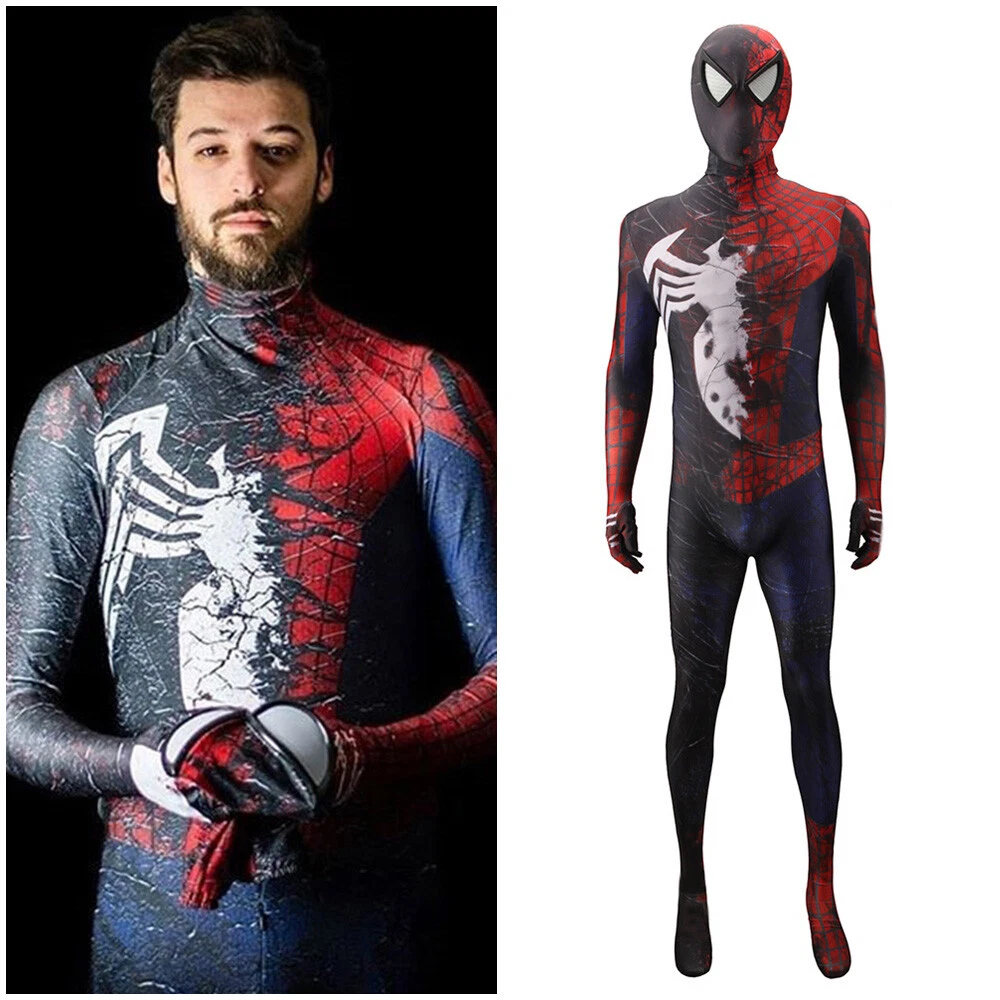 The Amazing Spider-Man 3 Black Venom Spider-Man Tights Cosplay - Foto 14