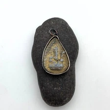 Teardrop Ganesh Amulet Pendant From Thailand (MAP16)