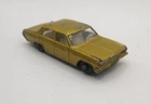 Vintage 1960s Lesney Matchbox Series #36 Opel Diplomat Gold Working hood