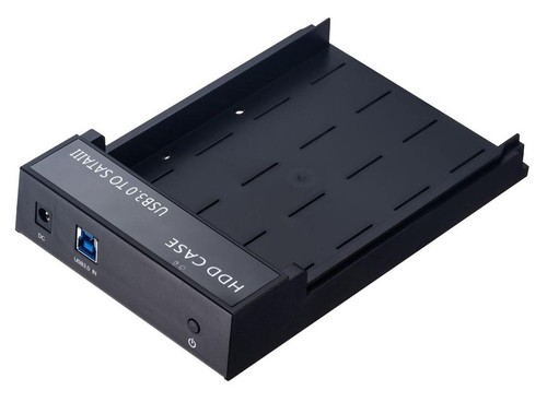 USB-3.0 to SATA-III External Hard Drive Enclosure Lay-Flat Docking Station - Picture 5 of 6