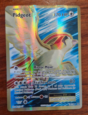 Pokemon Karte Pidgeot EX 104/108 XY Evolutions Full Art NM EN Original
