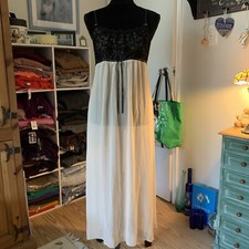 NEW Linea Donatella Women  s Long Sheer Nightgown Unsized