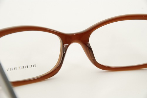 Nuevas Auténticas Anteojos Burberry B 2130 3011 Marrón Cheque 51mm RX Italia - Imagen 8 de 12