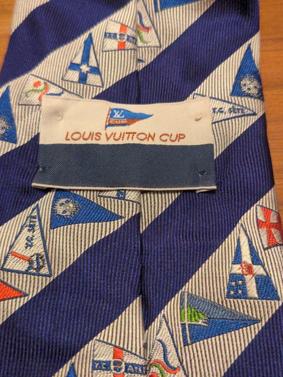 LOUIS VUITTON アメリカズカップ ネクタイ LOUIS VUITTON ルイヴィトン CUP ルイヴィトンカップ ネクタイ