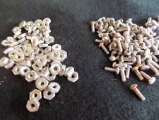 5-40 x 3/8 new 18-8 stainless steel nuts/bolts 100 each