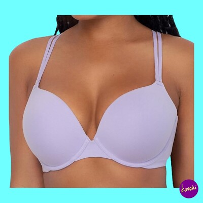 SMART & SEXY Women's Perfect Push-Up Bra, Lilac Iris, UK 36B (EU 80B)
