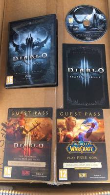 Diablo III Reaper Von Souls Sammler Edition Spiel DVD Leere Verpackung Nur Kein