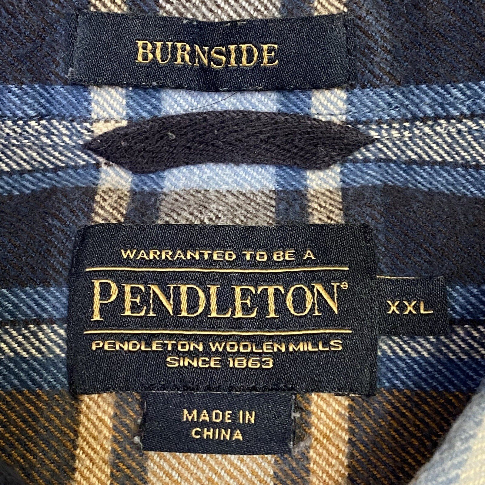 Pendleton Burnside Shirt Mens Extra Large Plaid B… - image 3