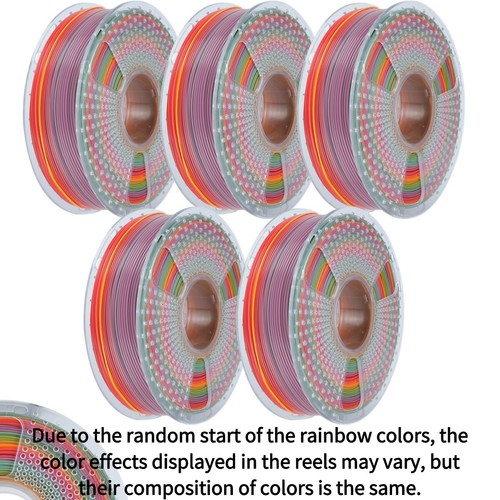SUNLU 1.75MM PLA Seide PLA+2.0 PETG ABS ASA PVB SILK TPU TPU-SILK 3D Filament - Afbeelding 124 van 150