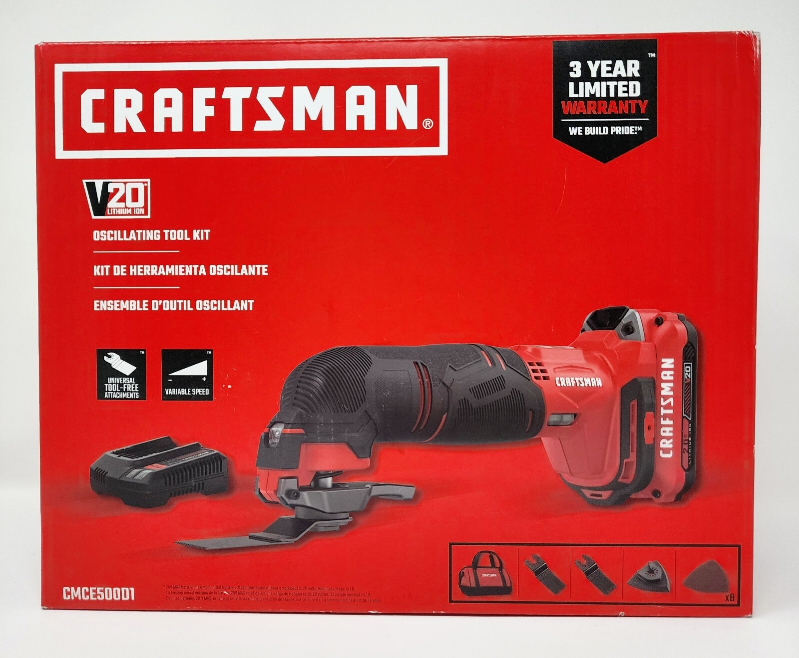 Craftsman CMCE500D1 20V Oscillating 