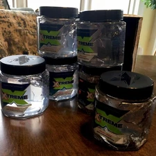 6PK ~XTREME Professional TRANSPARENT Hair Styling Gel 24H 8.81 OZ CLEAR GEL~NEW