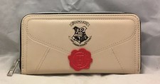 Official Harry Potter Letter Cream Coin /& Zip Around Purse For Women Gift Wallet
