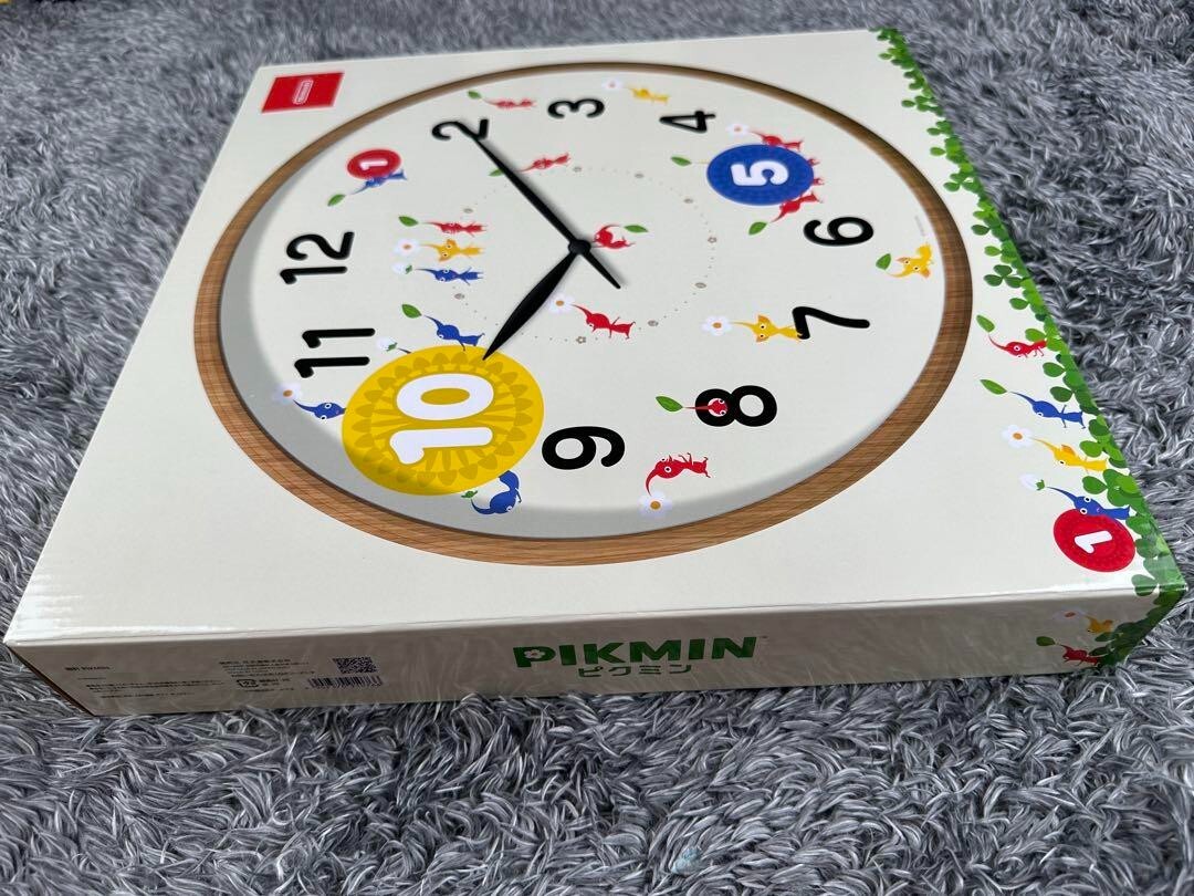 ニンテンドー ピクミン 掛け時計 ウッド 完売品 ニンテンドー ピクミン 掛け時計 ウッド 完売品 ピクミン 任天堂
