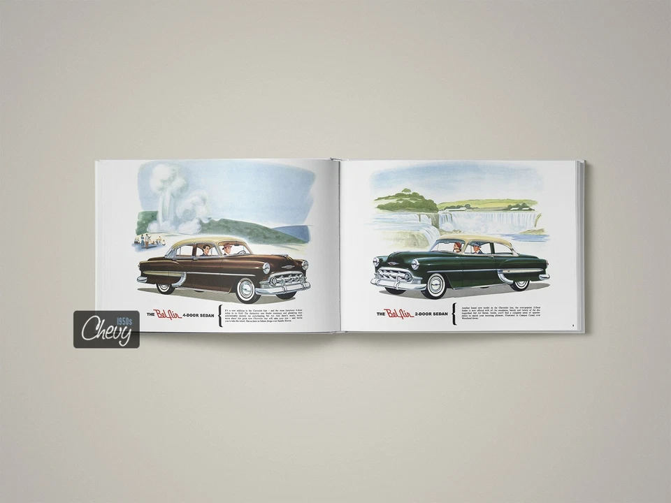 Libro álbum Chevrolet Showroom & Trim 1953/Bel Air, Two-Ten 210, One-Fifty 150 Foto 2 de 4