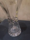 Towle Cut Glass Crystal Decanter Hourglass Shape Eames Style Large Stopper — photo 3