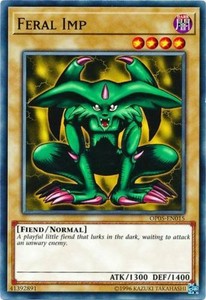 Feral Imp - OP05-EN015 - Short Print - Unlimited Edition x3 - Near Mint