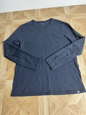 Figs Long Sleeve Mens Underscrub Shirt Size Med Navy Blue