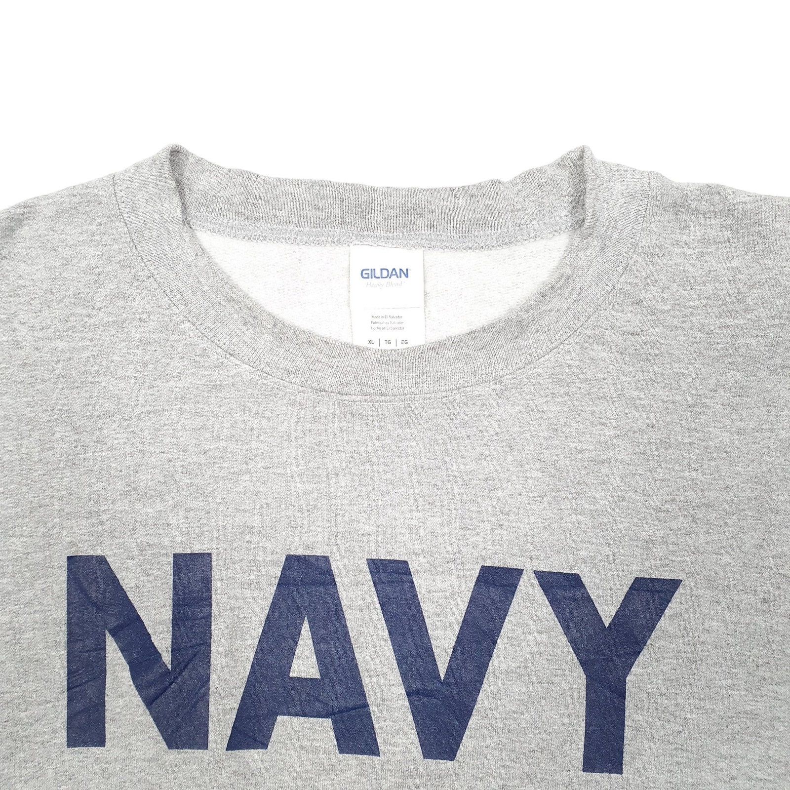 GILDAN Crewneck U.S Navy Training USN Jumper Sweatshirt Mens XL image 2