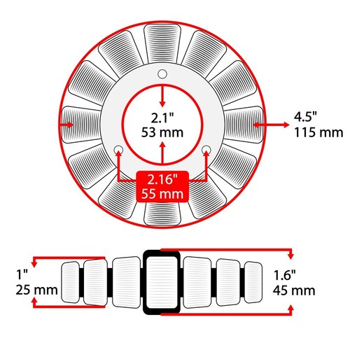 Brand New Stator for Yamaha Atv Kodiak 400 YFM400FW 4X4 1993-1998 Magneto - Bild 2 von 5