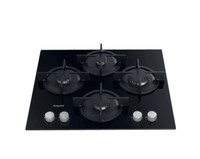 Hotpoint HGS61SBK 60cm Black Gas On Glass Hob