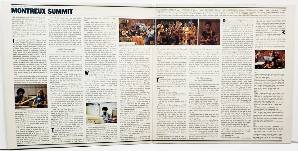 Montreux Summit Volume 1 Double Vinyl LP (Demo Copy) ULTRASONIC CLEANED JG 35005 - Image 3 of 4