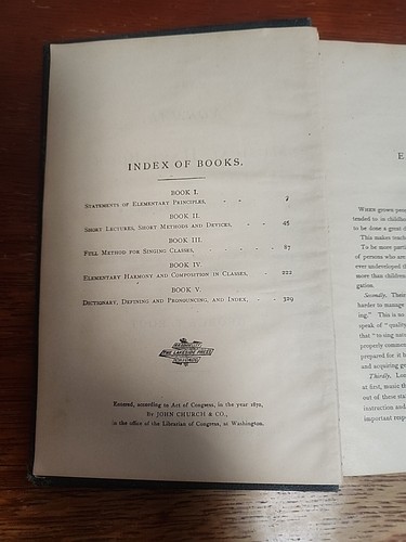 Normal Musical Handbook by George F. Root, Antique hardcover 1872 Music theory - Picture 4 of 17